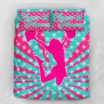 cheerleading bedding sets | cheerleader comforter set | cheerleader sheets | cheer themed bedroom | cheerleading comforter | cheer bedroom | cheer mom | cheerleading gift | cheer up gift for her