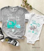 first mother's day matching outfits | our first mothers day matching shirts | first mothers day outfit | first mothers day matching shirts | first mothers day onesies