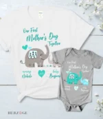 first mother's day matching outfits | our first mothers day matching shirts | first mothers day outfit | first mothers day matching shirts | first mothers day onesies
