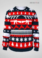 Gun Christmas Sweater