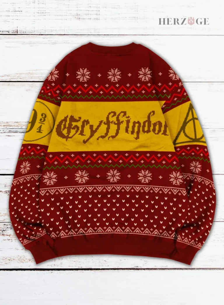 gryffindor christmas sweater | gryffindor ugly sweater | gryffindor ugly christmas sweater | gryffindor quidditch sweater | harry potter Christmas sweater | harry potter ugly christmas sweater | harry potter ugly sweater