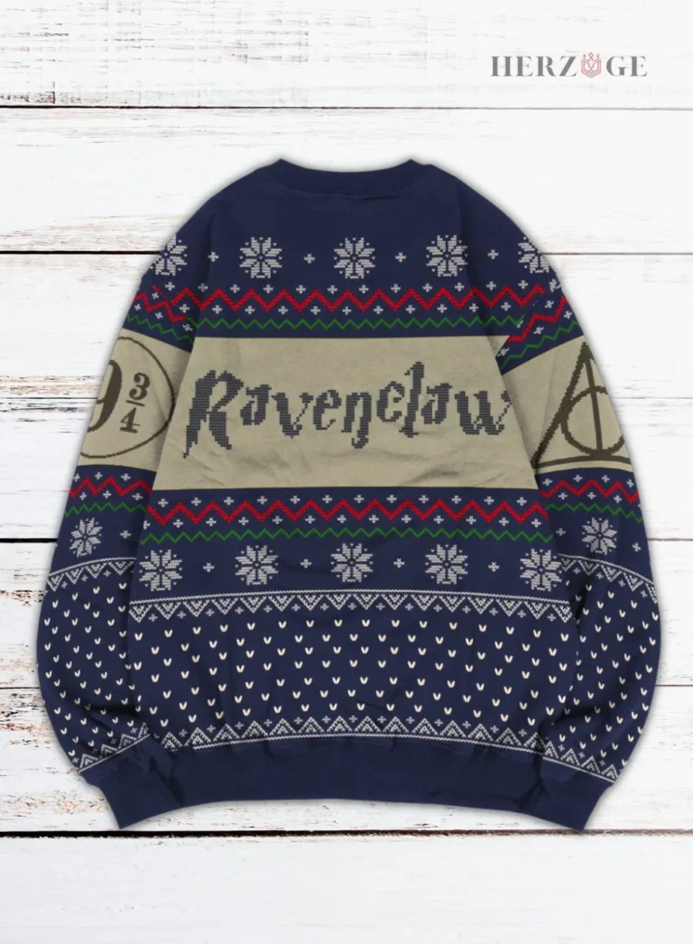 Ravenclaw christmas sweater | Ravenclaw ugly sweater | Ravenclaw ugly christmas sweater | Ravenclaw quidditch sweater