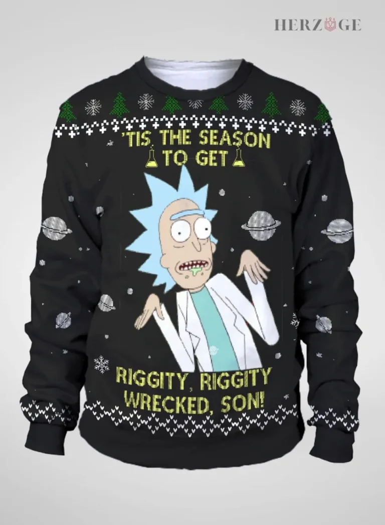 rick and morty Christmas sweater | rick and morty ugly christmas sweater | rick and morty ugly sweater