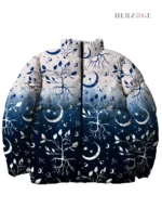 boho winter jacket | boho womens jackets | bohemian winter coat | boho puffer jacket | boho style winter coats | boho sweater coat | boho winter coat | Celestial moon | boho moon