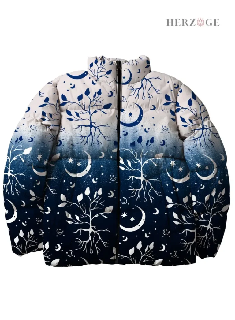 boho winter jacket | boho womens jackets | bohemian winter coat | boho puffer jacket | boho style winter coats | boho sweater coat | boho winter coat | Celestial moon | boho moon