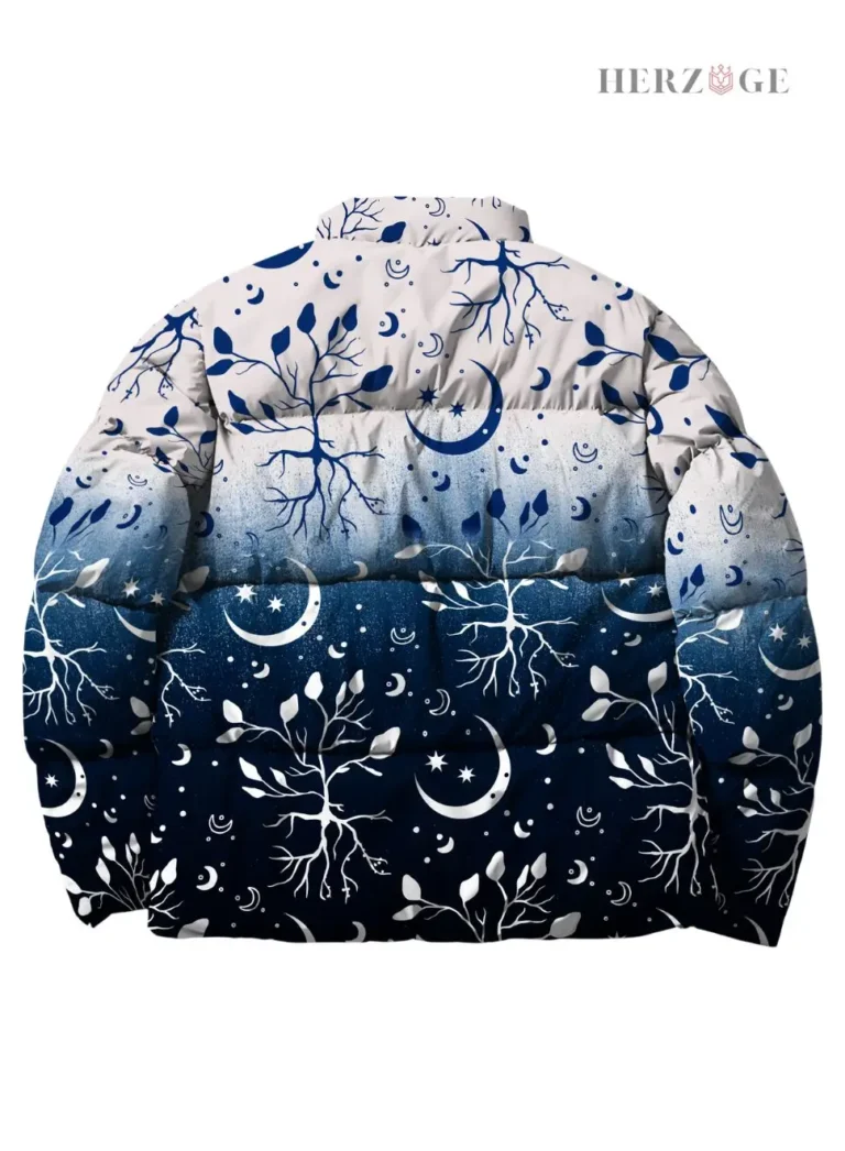 boho winter jacket | boho womens jackets | bohemian winter coat | boho puffer jacket | boho style winter coats | boho sweater coat | boho winter coat | Celestial moon | boho moon