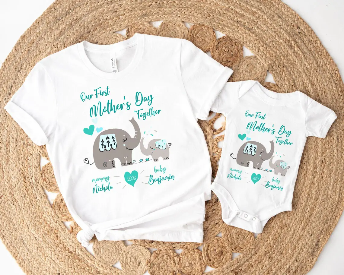 first mother's day matching outfits | our first mothers day matching shirts | first mothers day outfit | first mothers day matching shirts | first mothers day onesies