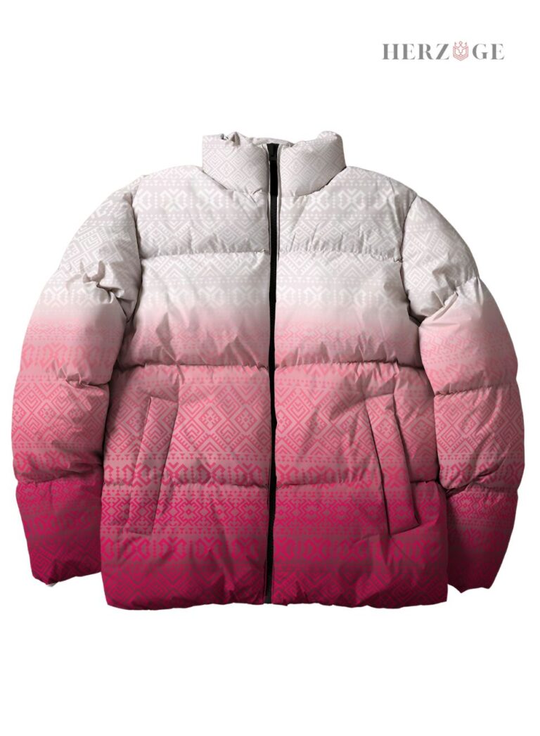 Aztec Puffer Jacket | Pink Aztec Jacket | pink aztec coat | aztec jacket pink | aztec jacket pink | pink and white aztec coat | pink and grey aztec jacket | aztec print ski jacket