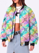 pastel bomber jacket | personalized bomber jacket | pastel jacket | personalized jacket with name | unicorn bomber jacket | pastel tie dye jacket