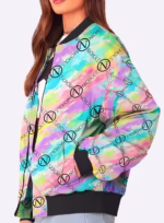 pastel bomber jacket | personalized bomber jacket | pastel jacket | personalized jacket with name | unicorn bomber jacket | pastel tie dye jacket