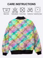 pastel bomber jacket | personalized bomber jacket | pastel jacket | personalized jacket with name | unicorn bomber jacket | pastel tie dye jacket