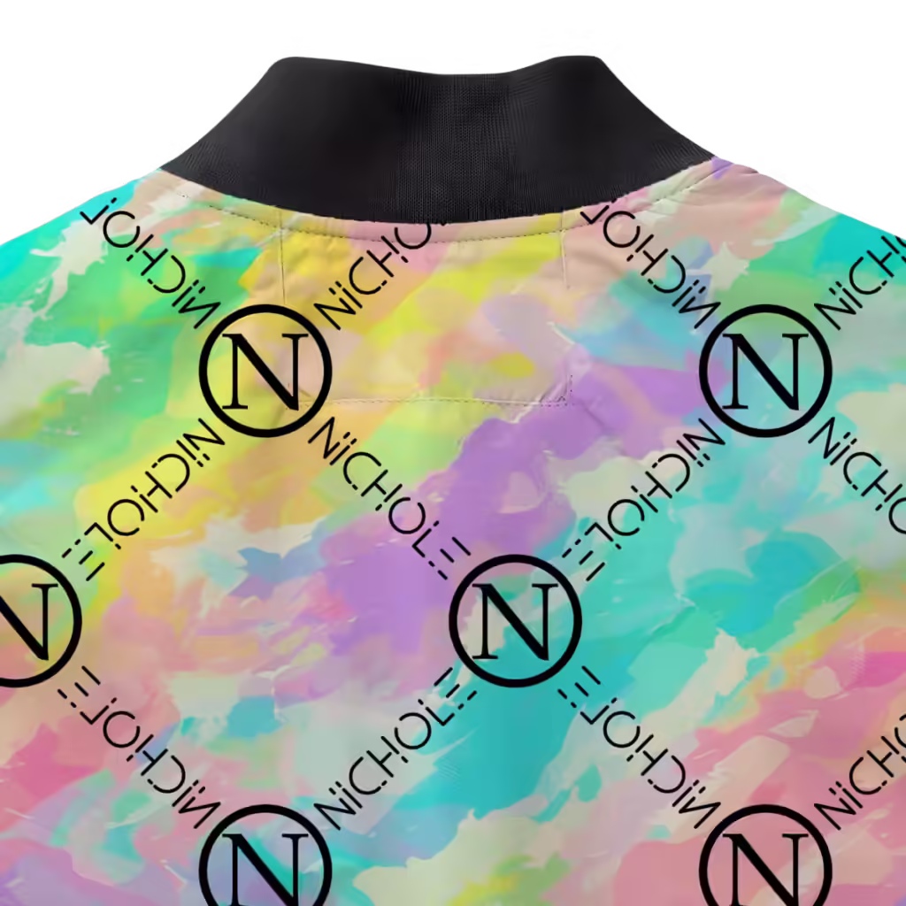 pastel bomber jacket | personalized bomber jacket | pastel jacket | personalized jacket with name | unicorn bomber jacket | pastel tie dye jacket
