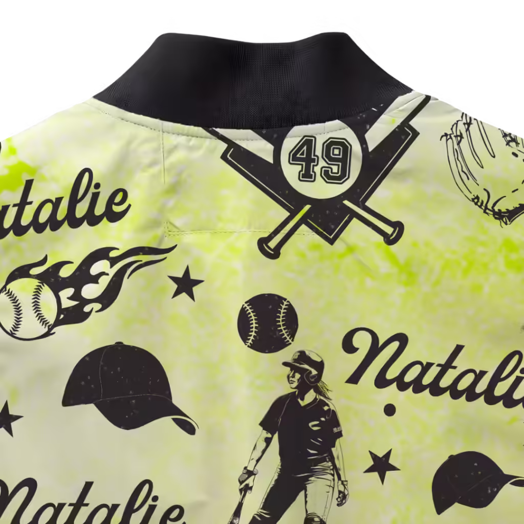 Personalized Softball Letterman Jacket