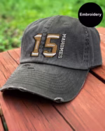 Personalized Football Hat – Custom Name & Jersey Number