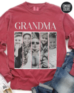Personalized Photo Collage Shirt for Grandma & Mom