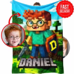 Personalized-Minecraft-Blanket
