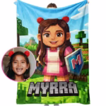 Personalized-Minecraft-Blanket