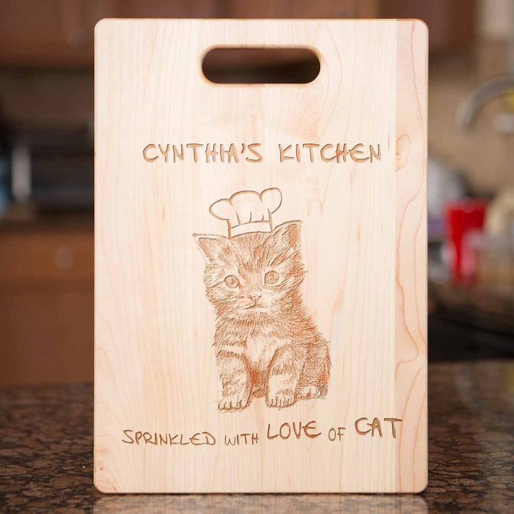 cat cutting board | cat mom | cat mom gifts | mothers day cat gifts | cat mom cutting board