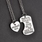 Grandma Granddaughter Necklace