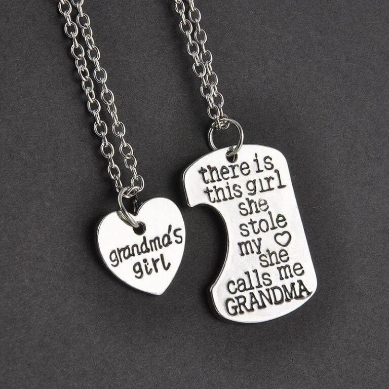 Grandma Granddaughter Necklace