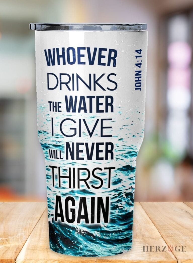 John 4:14 Bible Verse Tumbler | Bible Tumbler