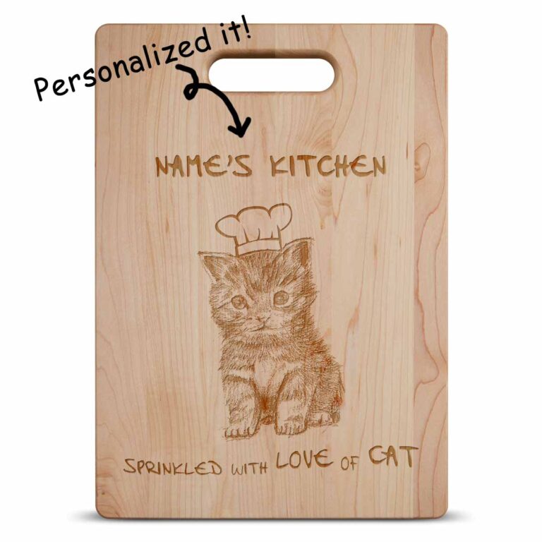 Cat Cutting Board