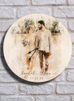 Personalized Wedding Clock Gift | TimelessLove®