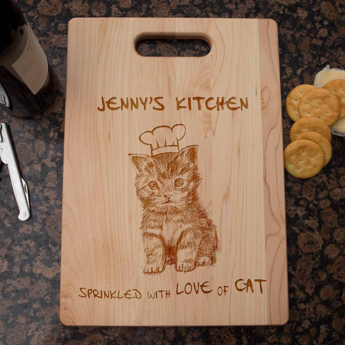 Cat Cutting Board