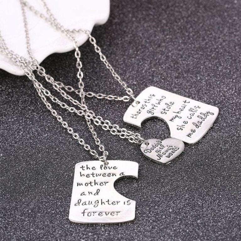 Father Mother Daughter Necklace