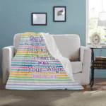 Personalized Scripture Baby Blanket 30"x40"