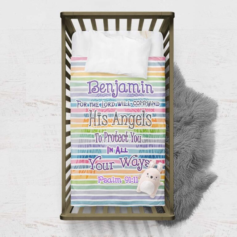 Personalized Scripture Baby Blanket 30"x40"