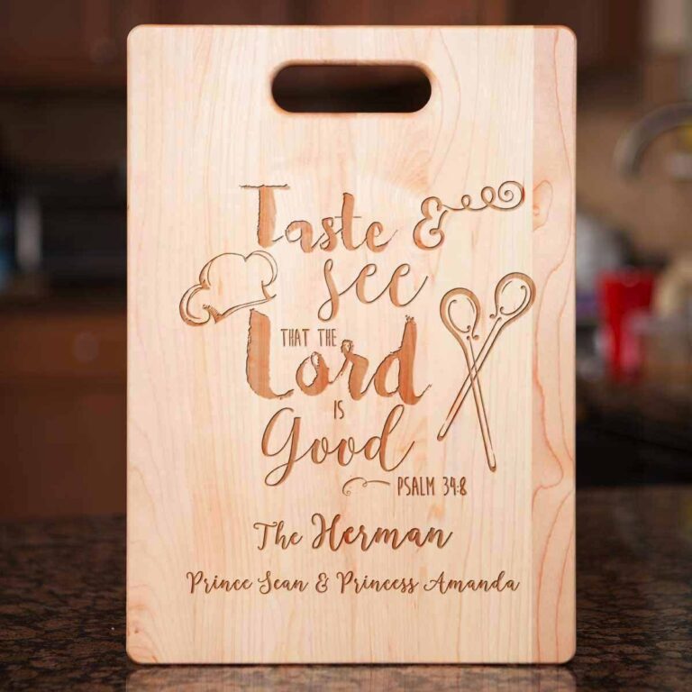 Bible Verse Cutting Board | Taste and See