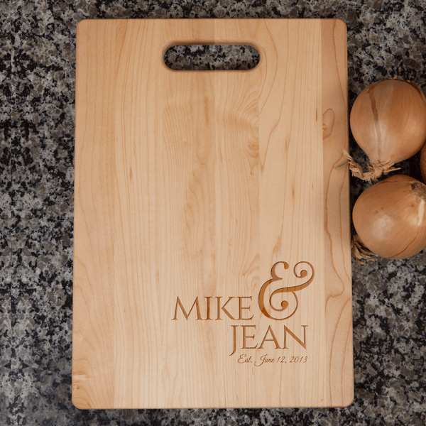 anniversary cutting board | wedding cutting board